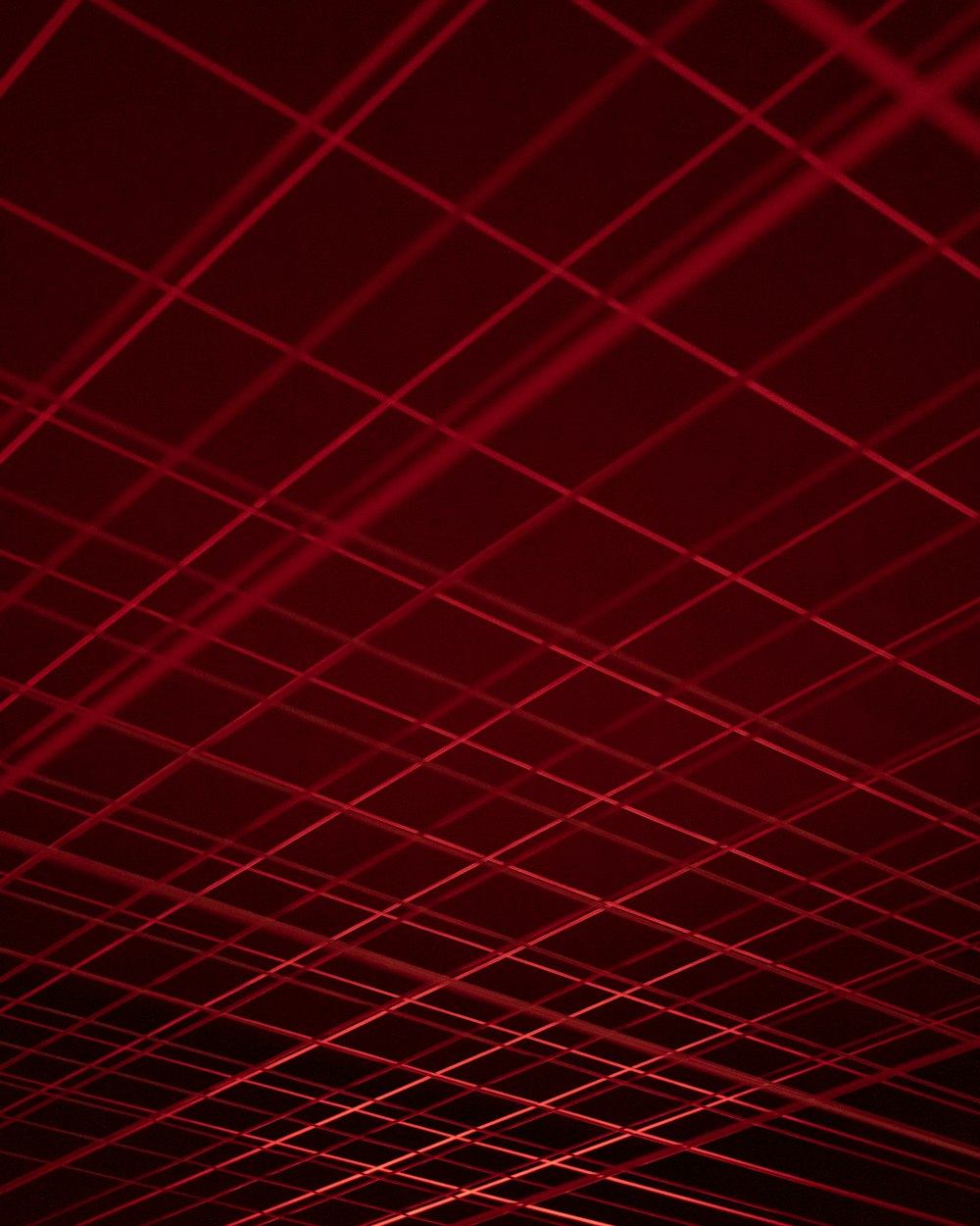 a red abstract background with lines