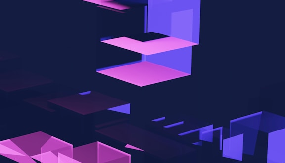a purple and pink abstract background with shapes