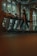 A person is walking on a treadmill in a dimly lit gym with large windows providing natural light. The individual is dressed in athletic wear and the indoor plants outside the windows add a touch of nature to the modern gym environment.