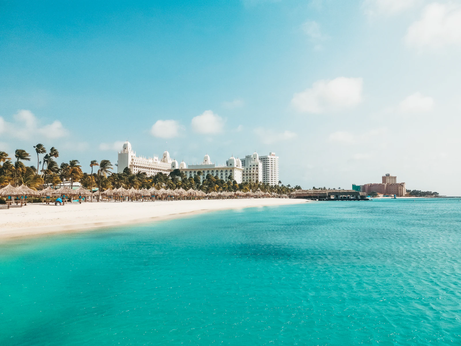 Aruba aerial coastline
