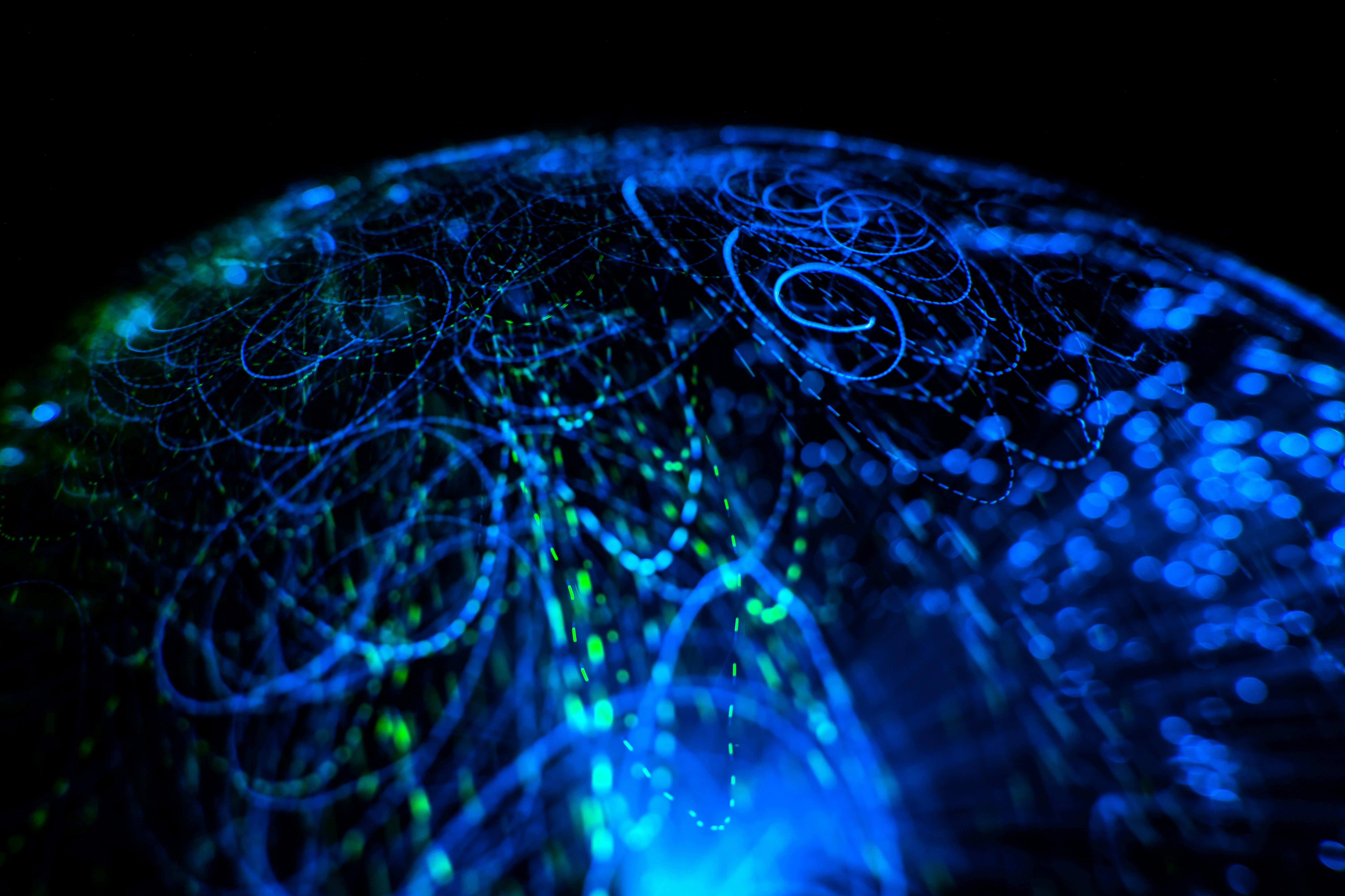 Space traffic. Fun with light and old lens Pentacon 50mm f1,8 on Pansonic Lumix S5.