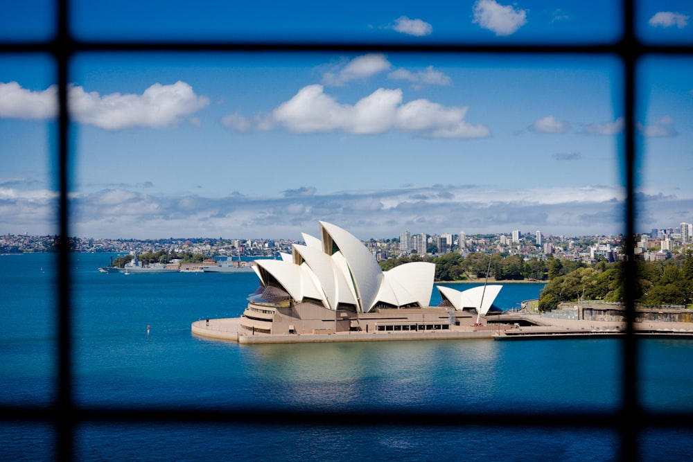 a view of the sydney opera house from across the water