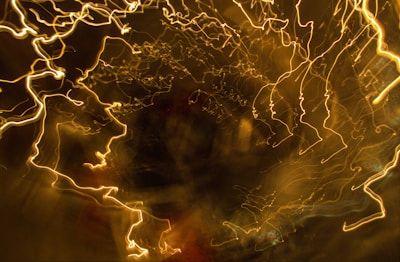 Abstract patterns of light representing energy flow and balance.