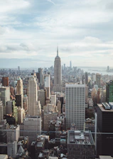 A panoramic view of Atlanta’s skyline highlighting prime real estate properties.