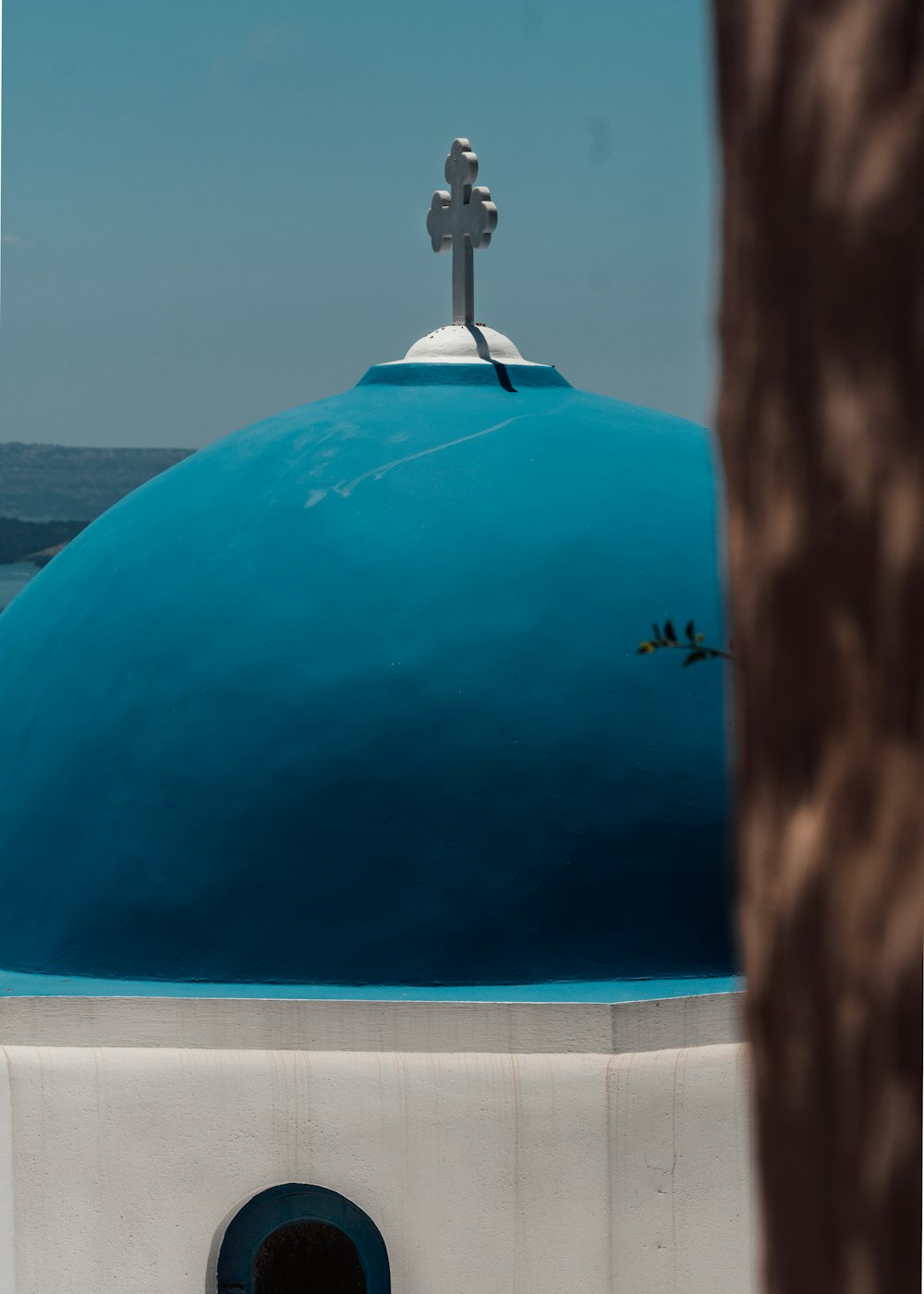 a person in a blue pool of water