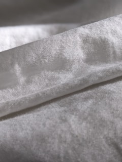 Close-up of soft, high-quality fabric showcasing texture and detail.