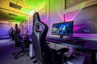 Gaming chair setup