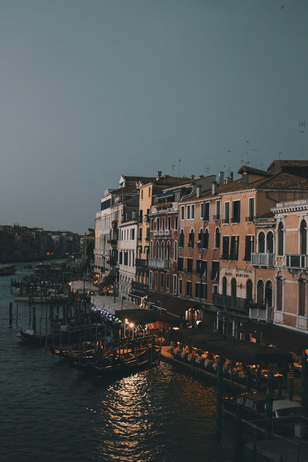 a body of water that has some buildings on it