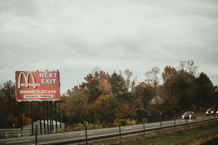 Highway billboard installation