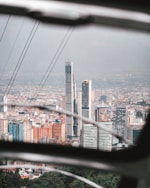 Vista panorámica de Bogotá Colombia — carta de invitación para colombianos en México