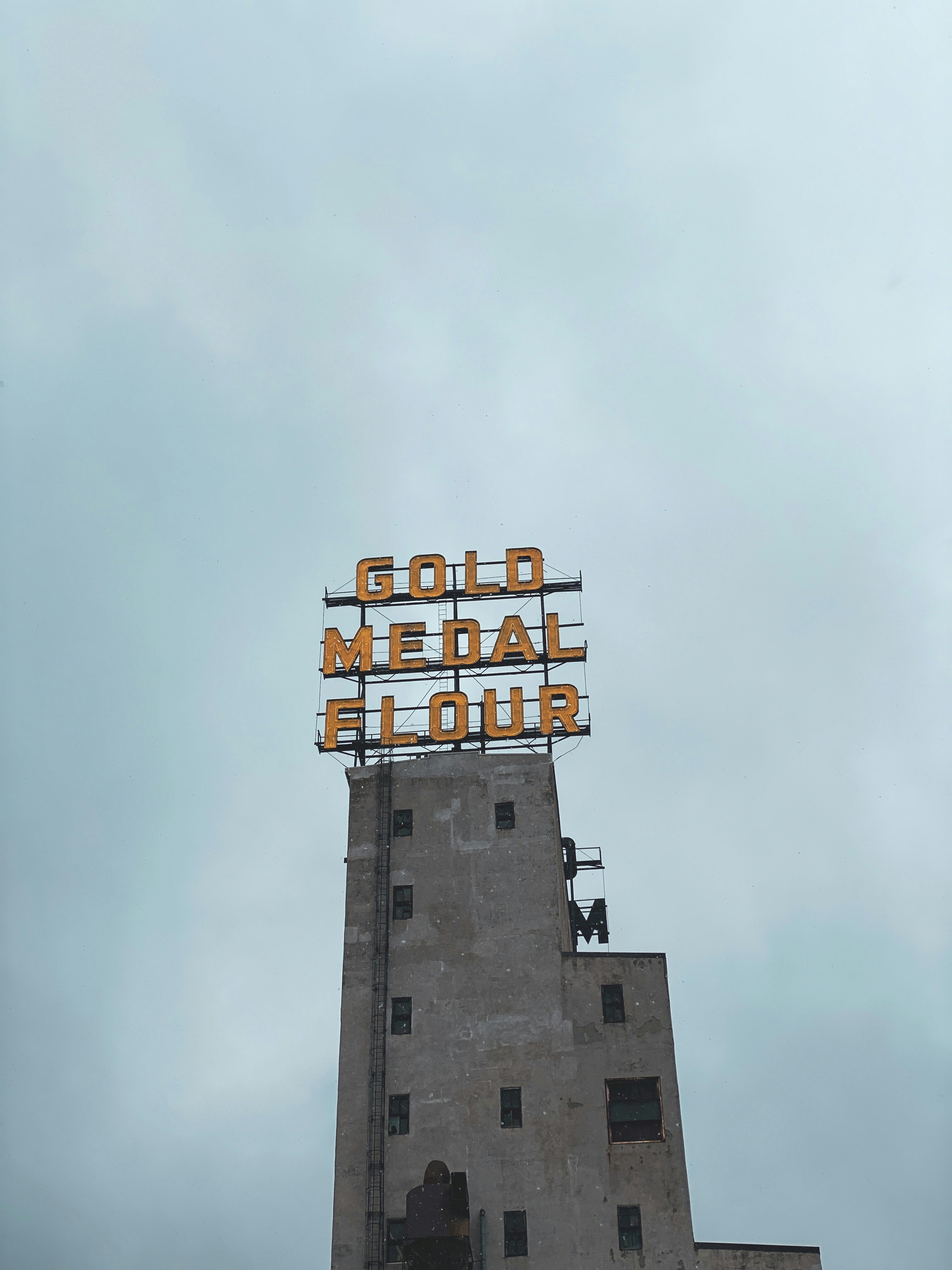 Gold flour mill sign
