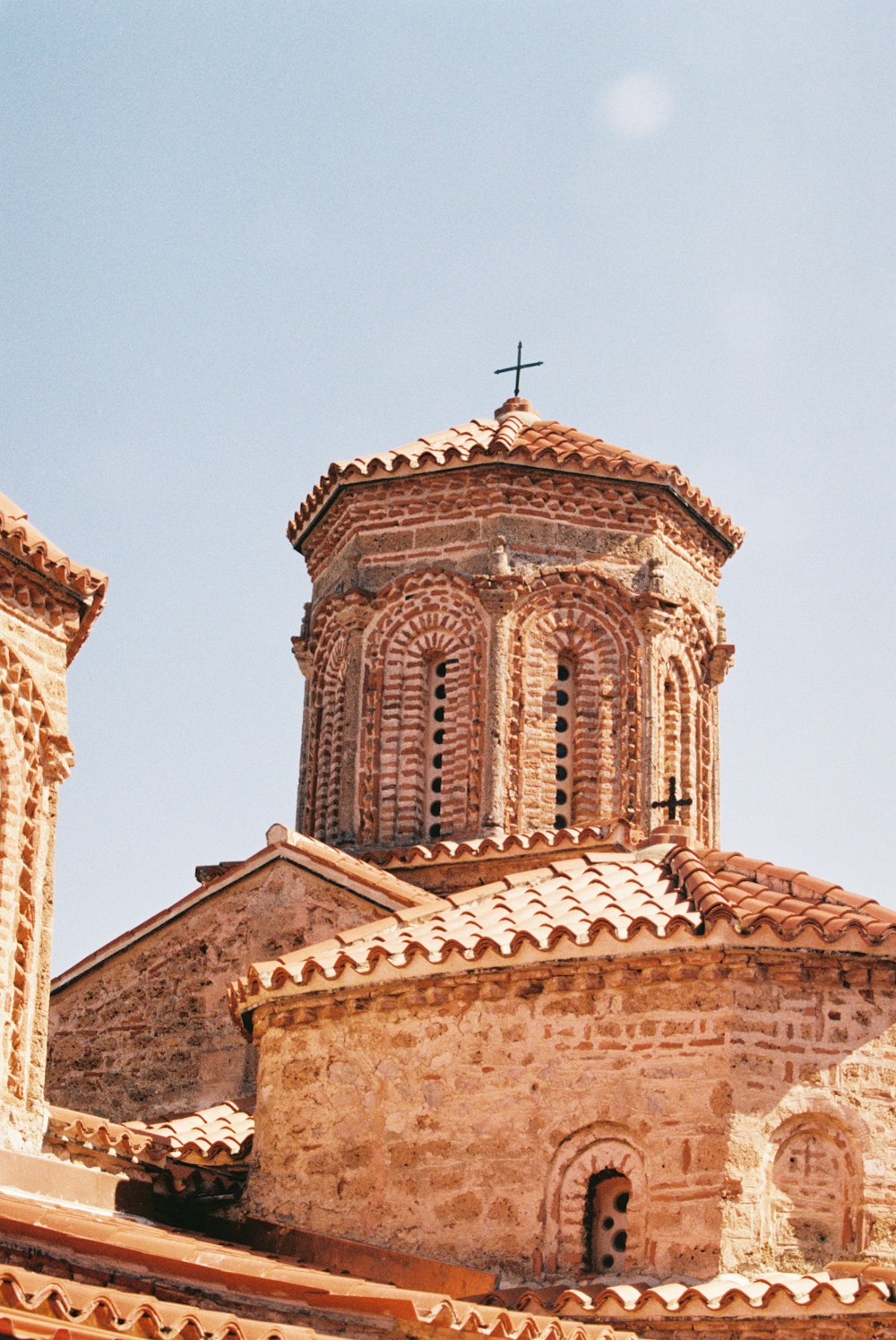 a church with a cross on top of it