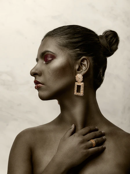 Garnet Ear Cuff