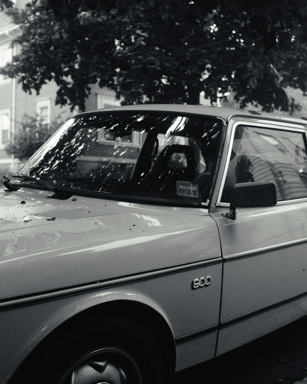 a car parked on the side of the road