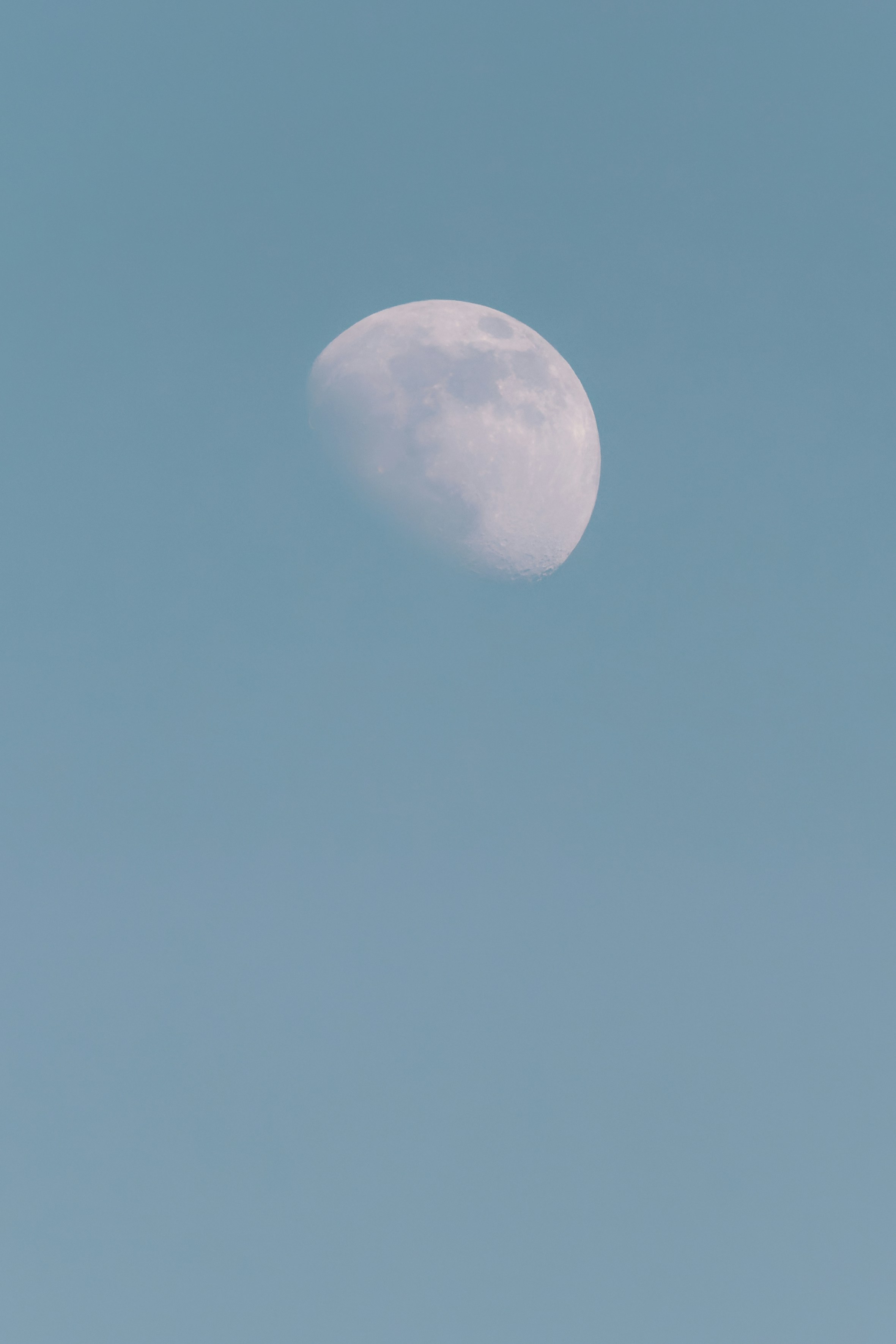 a plane flying in the sky with the moon in the background