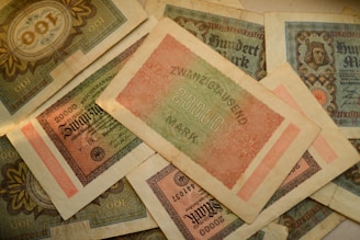 collecting old banknotes
