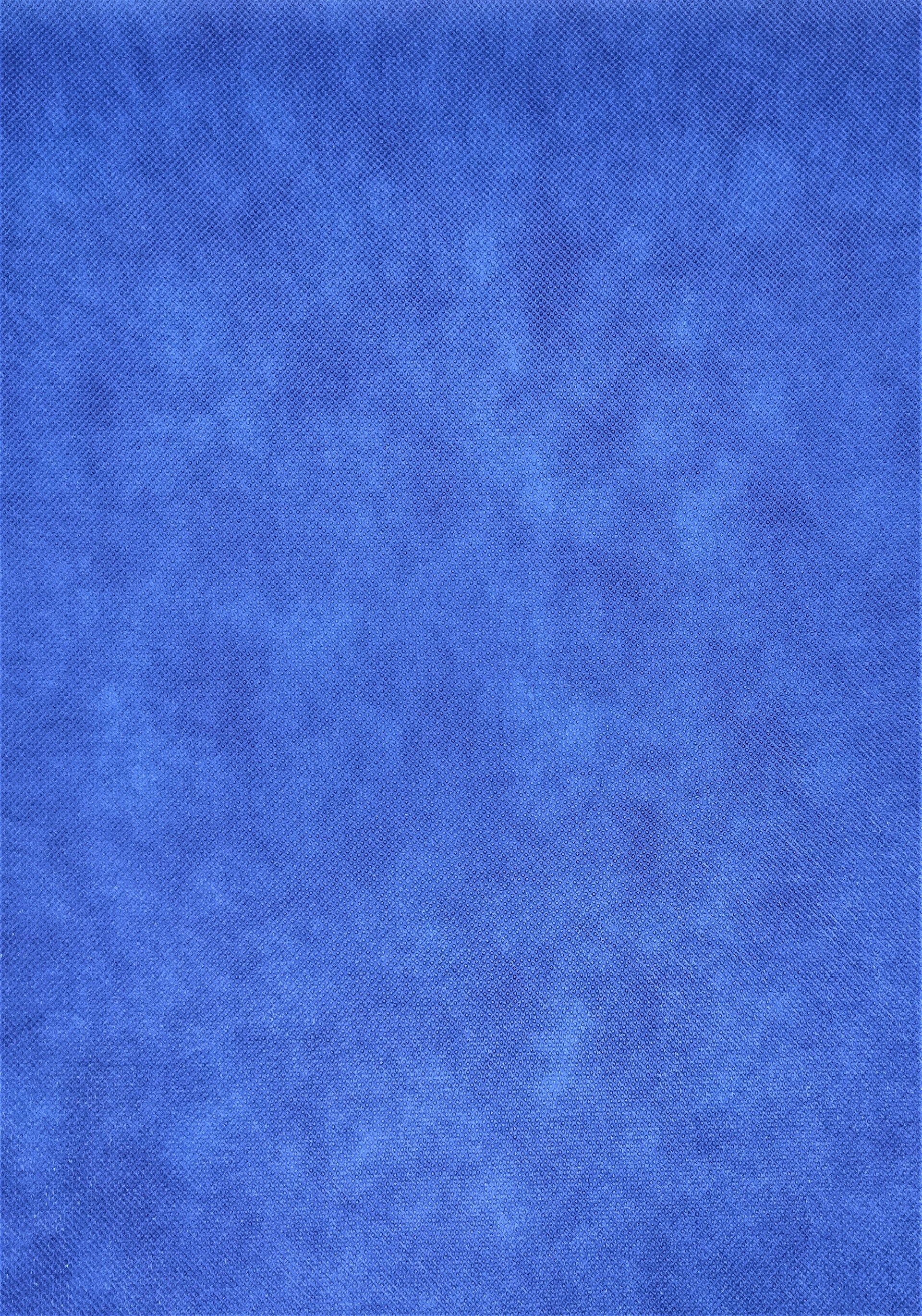 a blue background with a white border