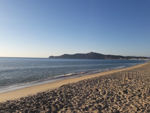 A serene beach or tranquil nature scene.