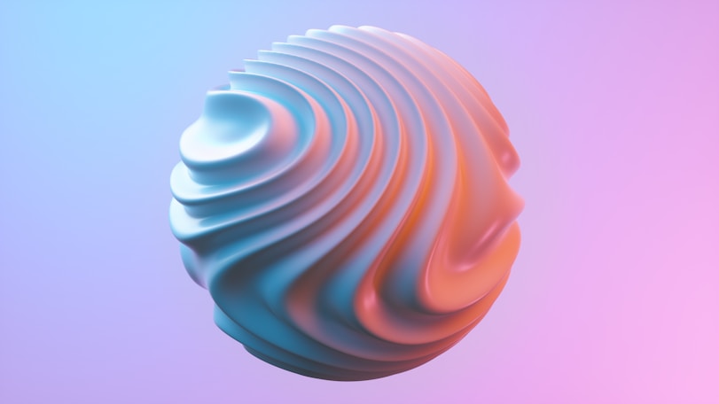 Close-up of a vibrant 3D model rotating smoothly on a sleek web interface with subtle glowing effects.