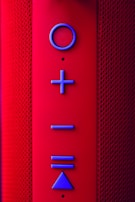 Close-up of the user-friendly interface highlighting simple navigation buttons.