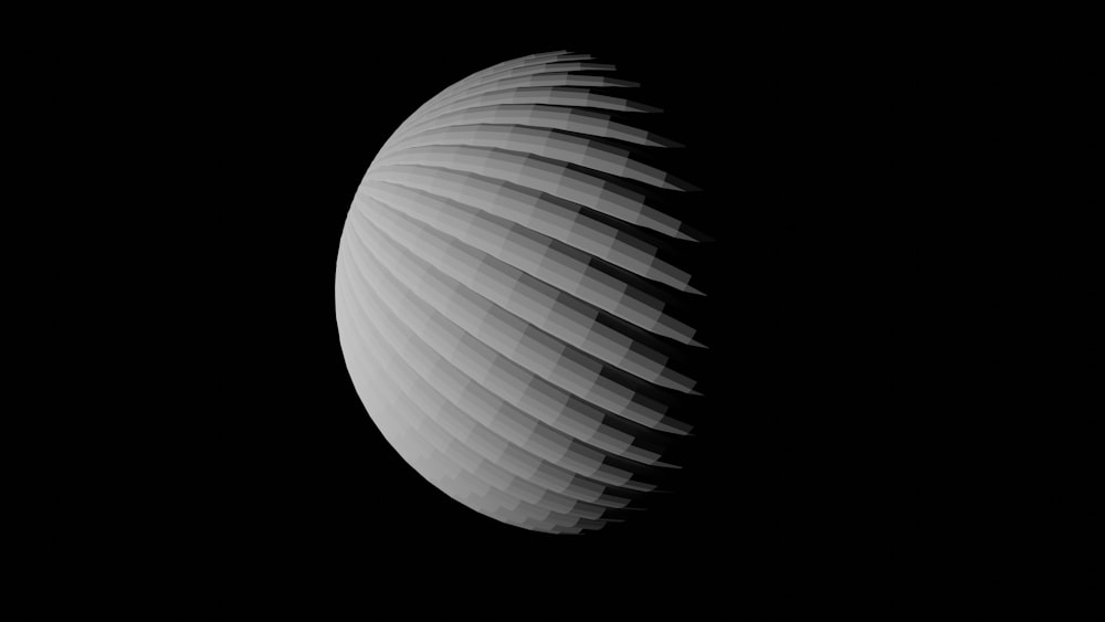 a black and white photo of a circular object