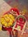 A beautifully arranged display of traditional Diwali gifts and decorative items.