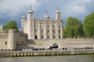 The Tower of London fortress walls