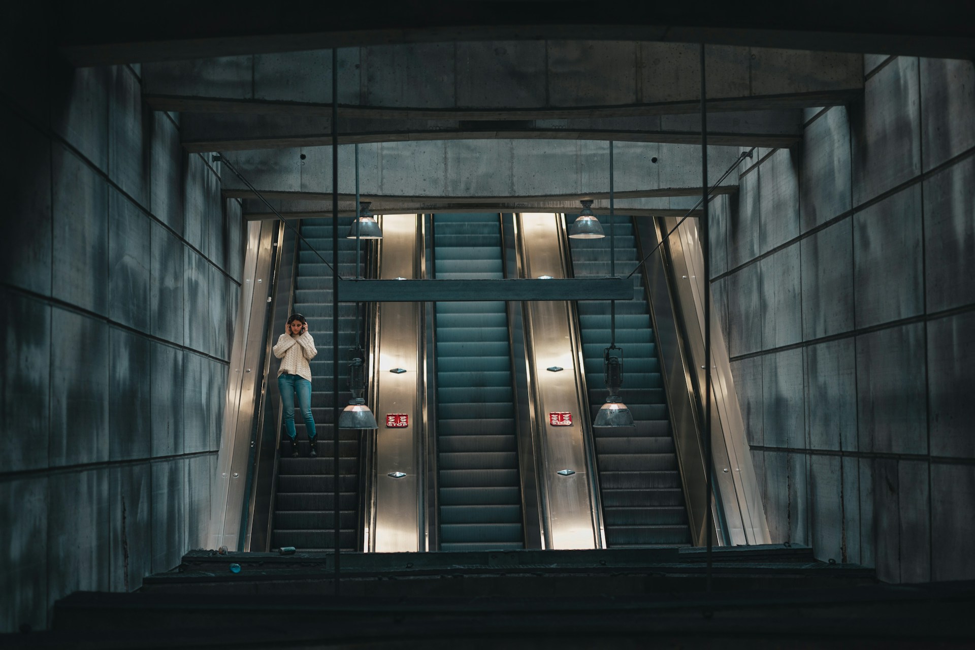 the inside of a building