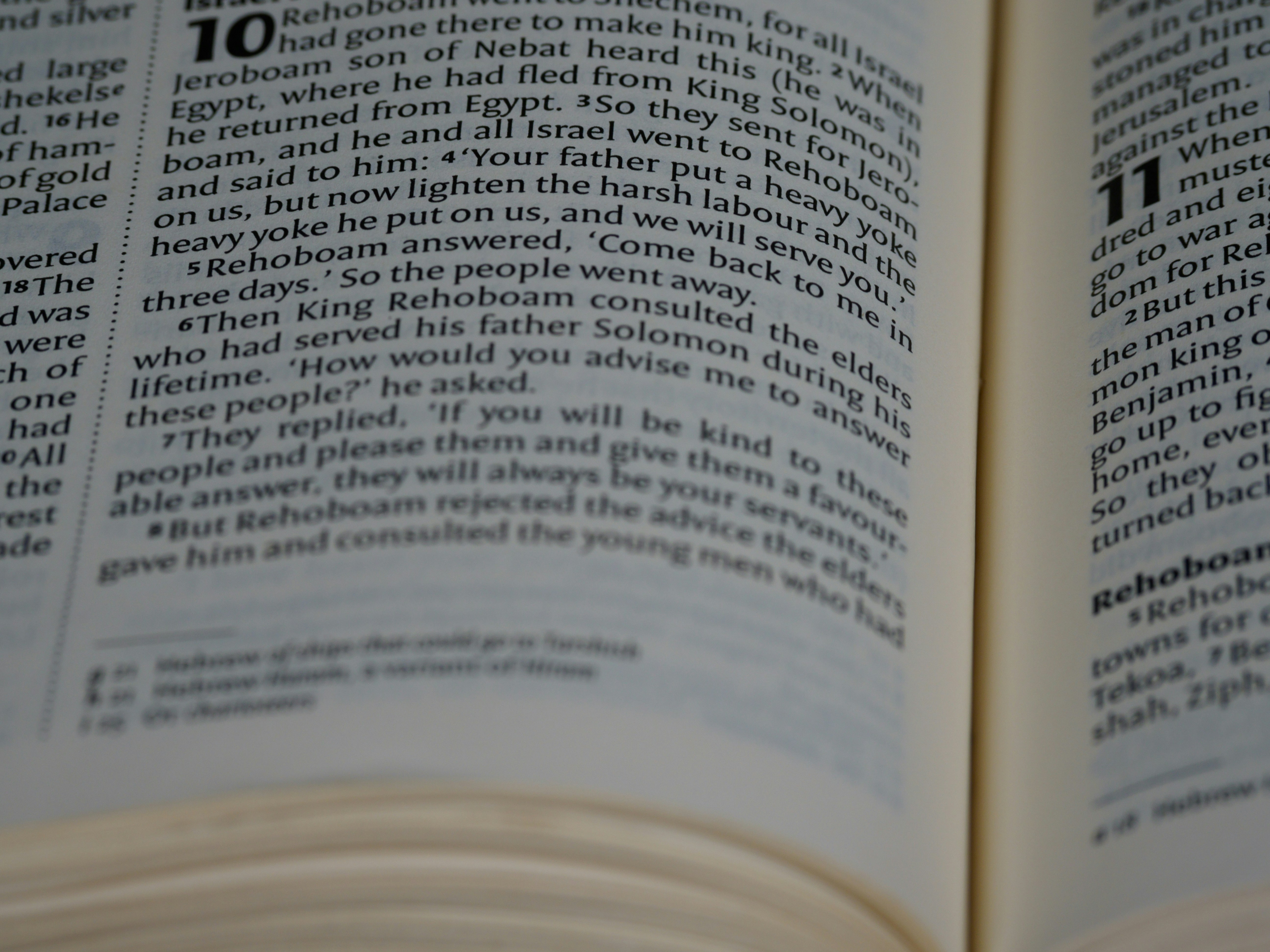 An open Bible resting on a wooden table, symbolizing the foundation of truth in recovery - bible verses about addiction
