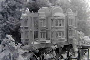 An elegant pet cage that blends with home decor.