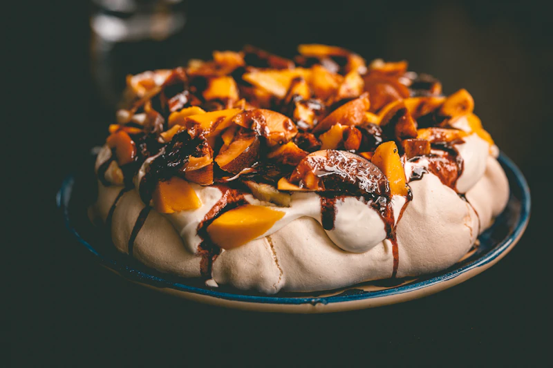 Fruit dessert plate