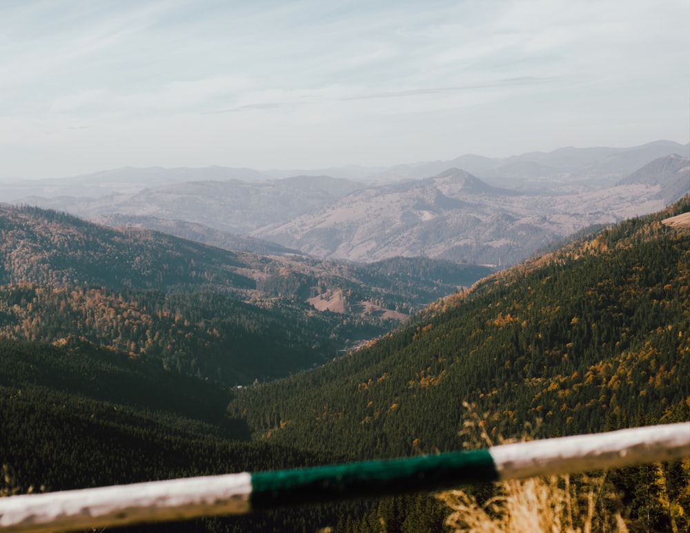 a view of a mountain range from a high viewpoint