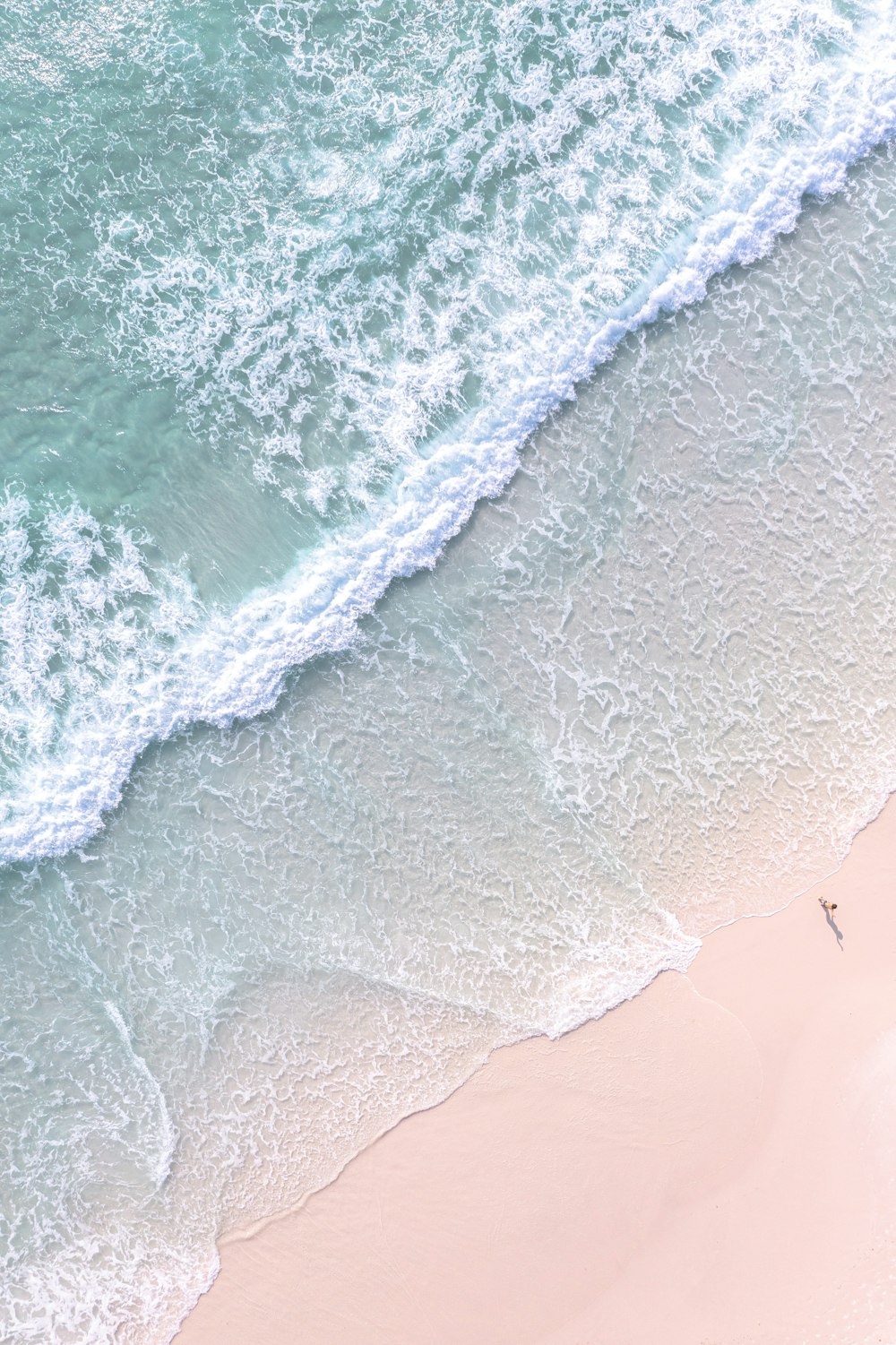 a close up of a wave