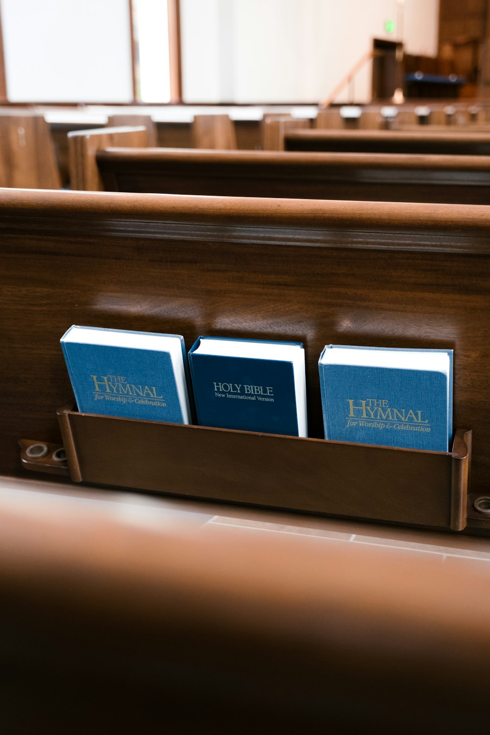 a couple of books that are in a holder