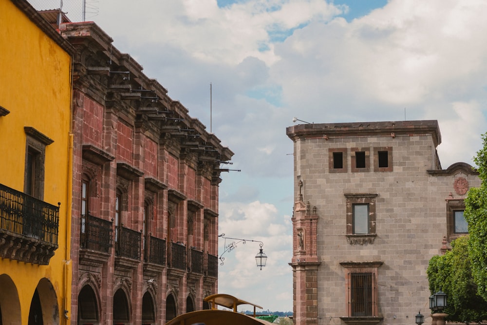 a couple of buildings that are next to each other