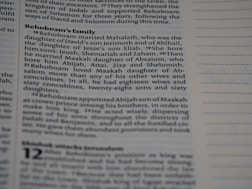 a close up of a page of a book