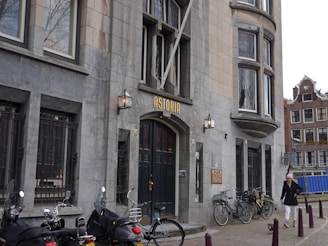 Front view of Astoria Building at 34 Ashley Road, Tsim Sha Tsui, Hong Kong.