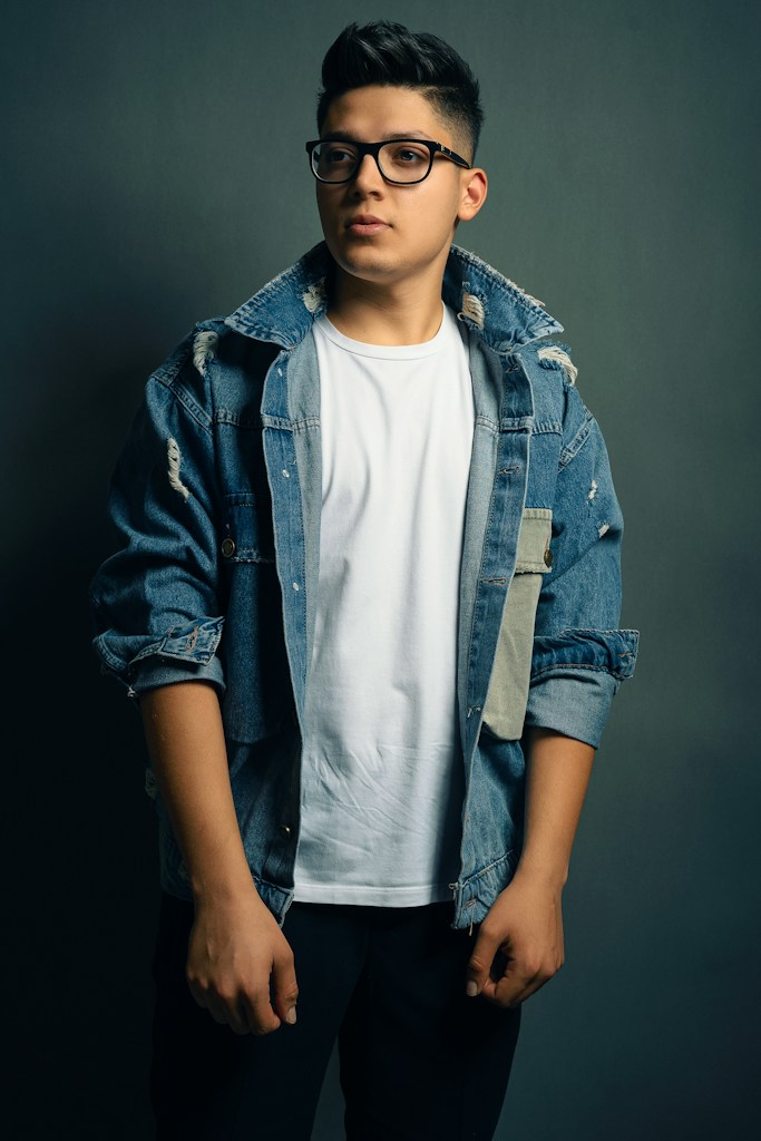 Navy Denim Jacket
