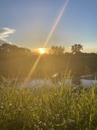 Sunset casting golden light over the Snake River valley as runners finish the course.