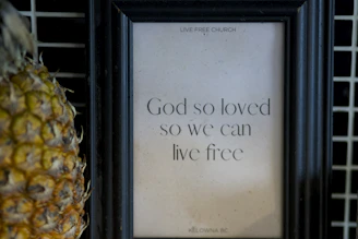 a picture of a pineapple with a quote on it