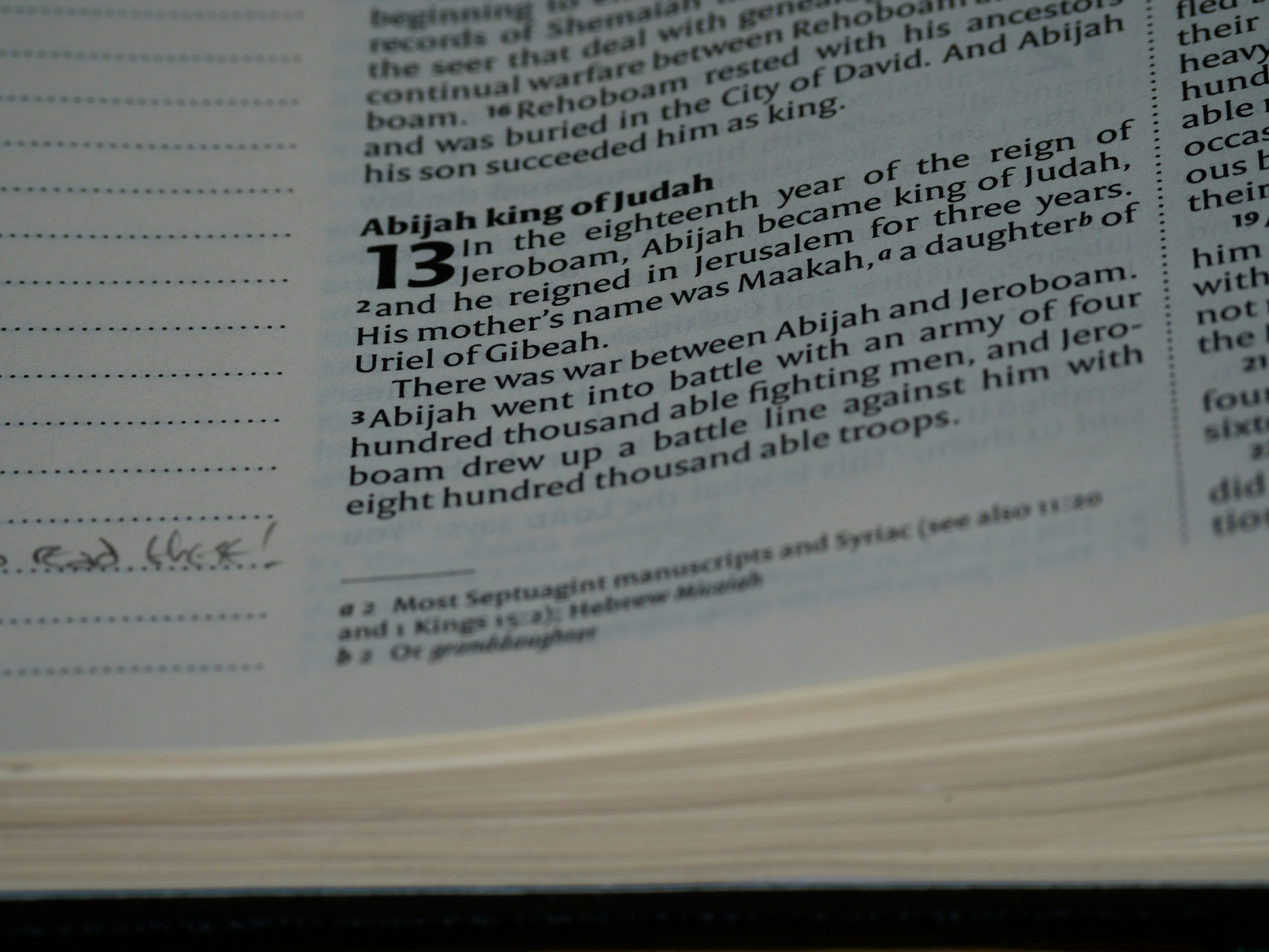 close up, bokeh, macro, blur, blurred background, close focus, bible, old testament, hebrew bible, christian, judaism, history, text, reading, bible study, devotions, text, NIV, New International Version, type, typography, canon, christianity, holy scripture, holy bible, scripture, chronicles, 2 chronicles, דִּבְרֵי־הַיָּמִים, Diḇrê Hayyāmîm, hebrew bible, final book, ketuvim, tanakh, septuagint, Paralipoménōn,  Books of Paralipomenon, second chronicles, historical, ancient near east texts, anet, 
