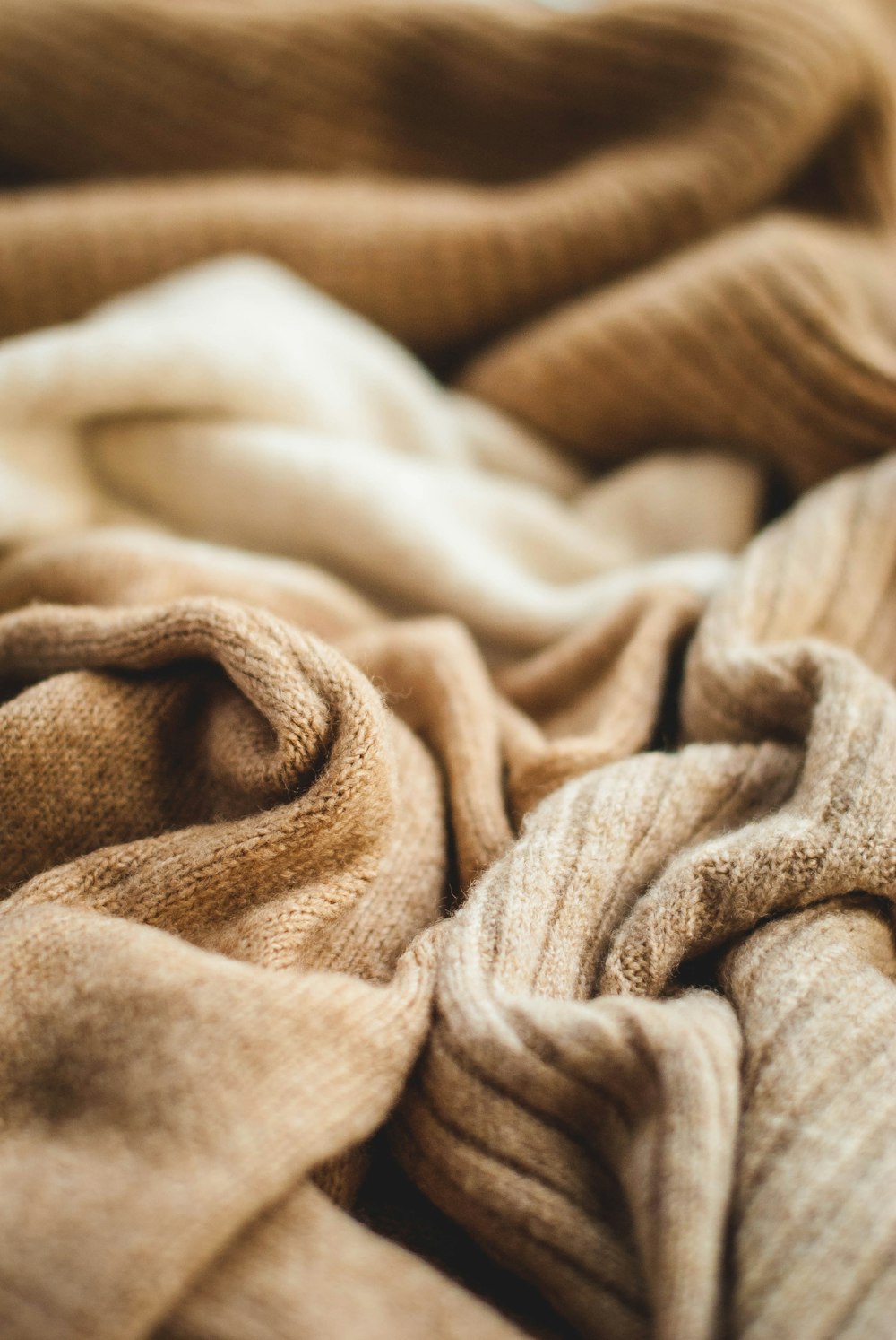 a close up of a blanket that has been folded