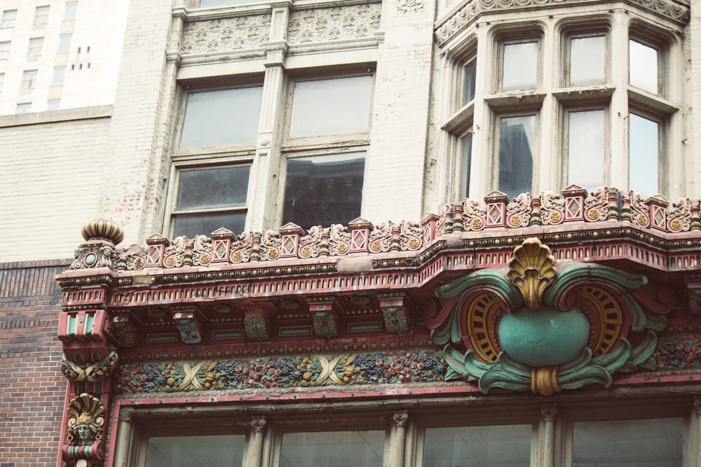 a building with a clock on the front of it