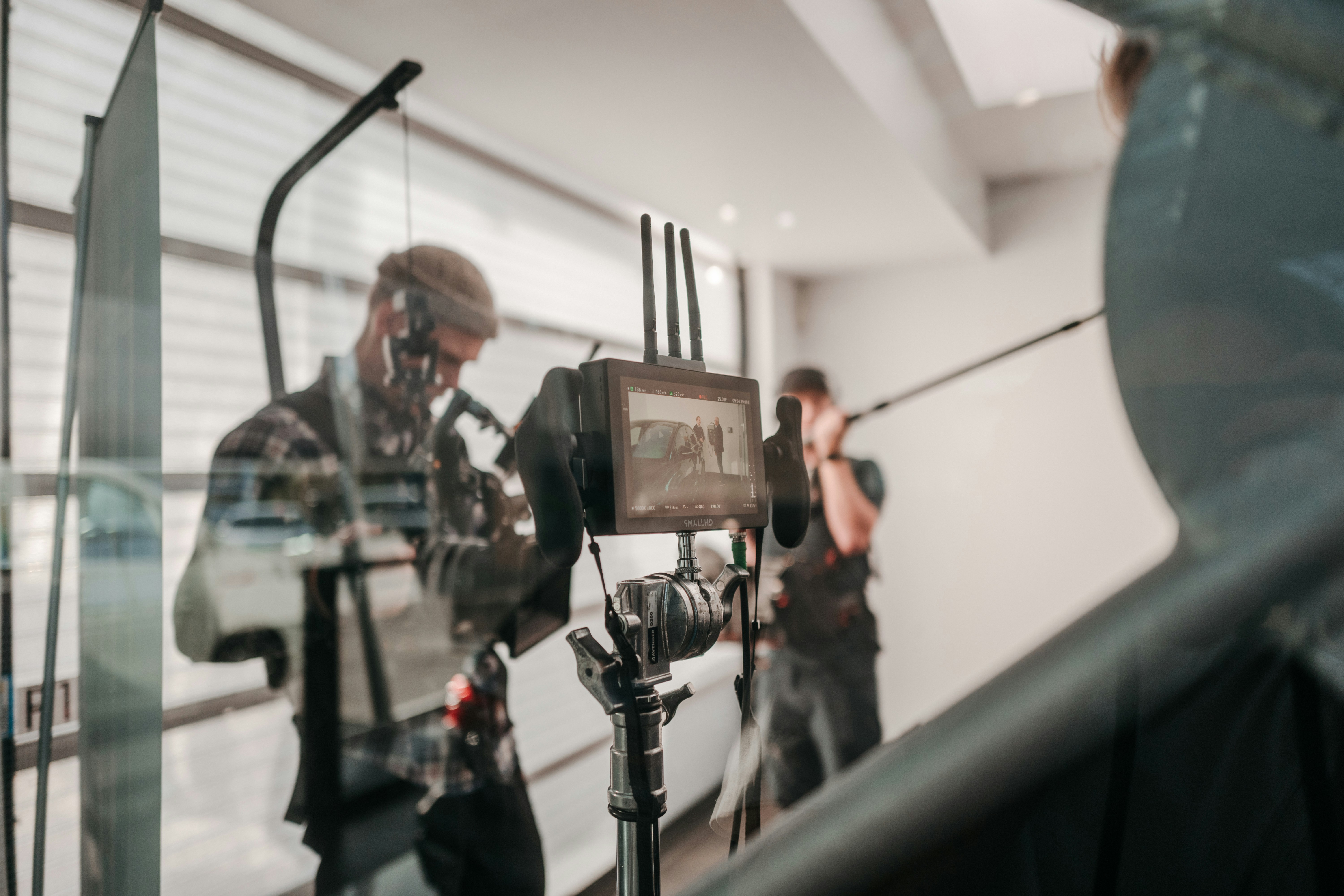 a man taking a picture of himself in a mirror