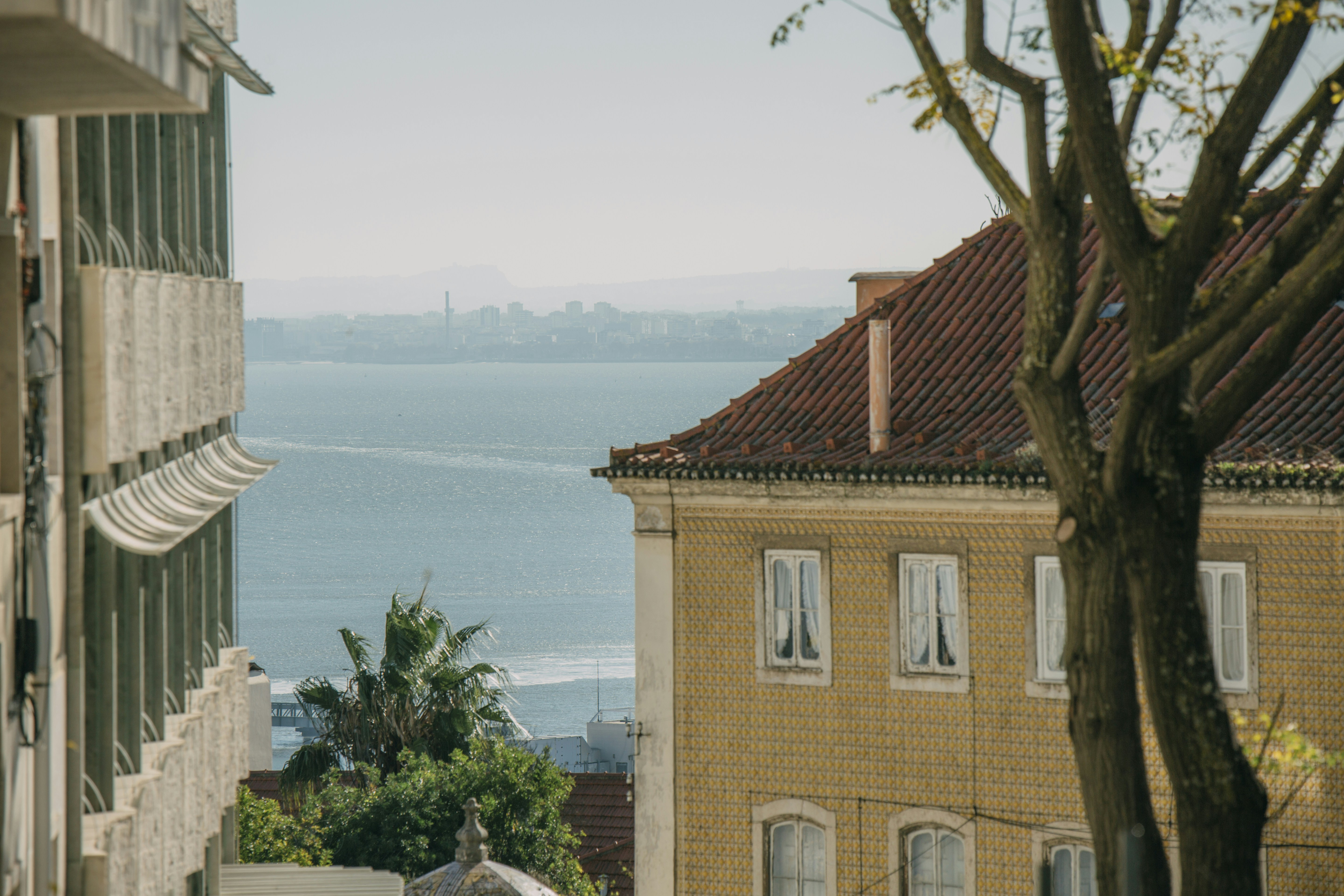 Vista panorâmica sobre Lisboa e o Tejo
