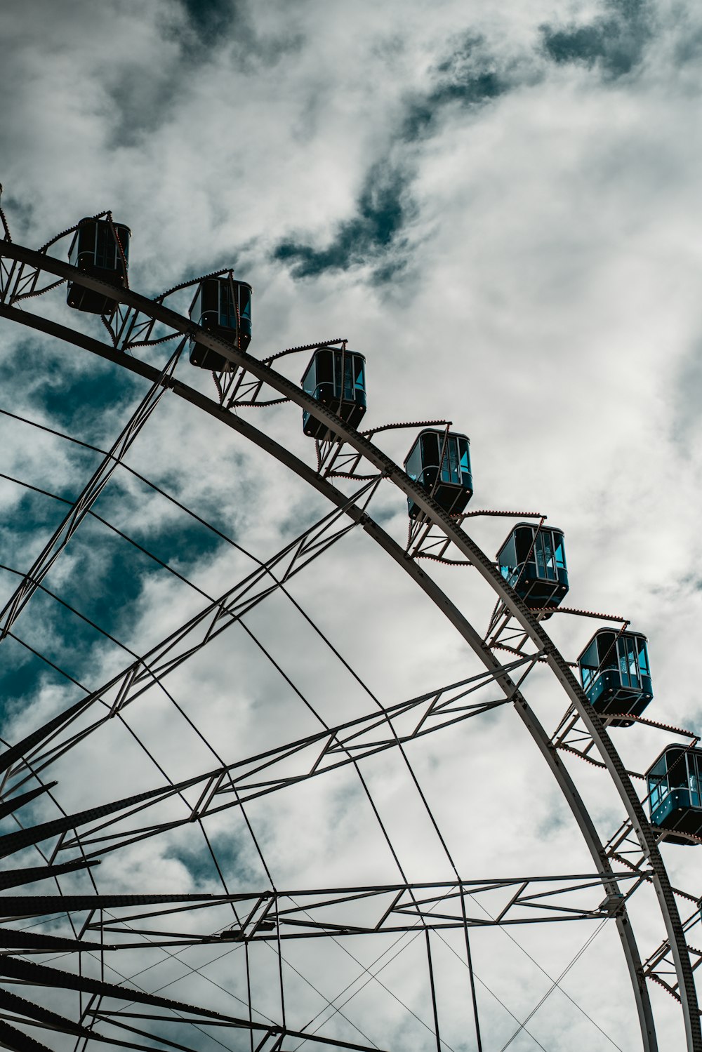 a close up of a tower