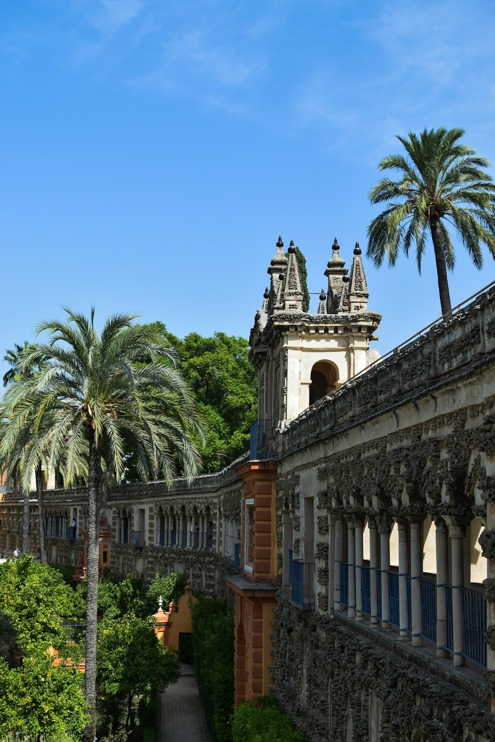 a large building with a clock tower on top of it