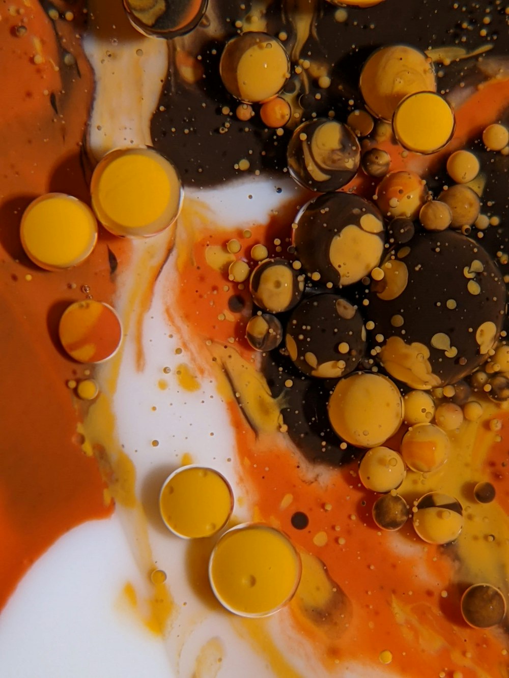 a close up of a plate of food with orange sauce