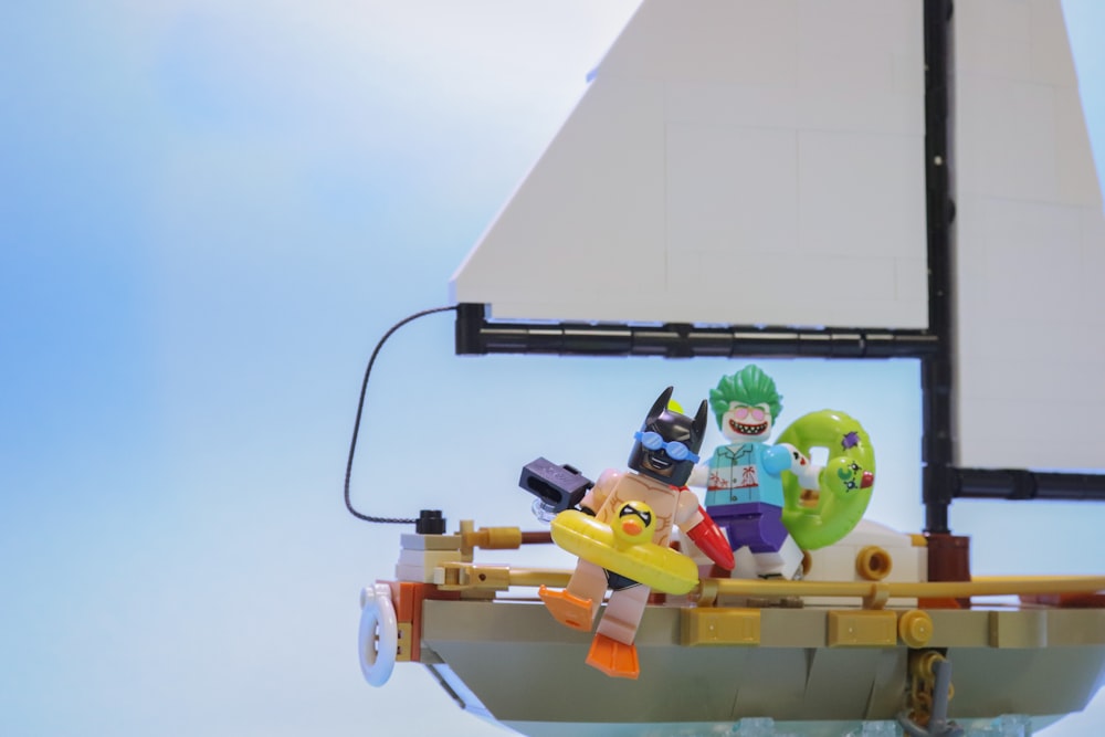 A lego boat with two people on it photo – Free Batman Image on Unsplash
