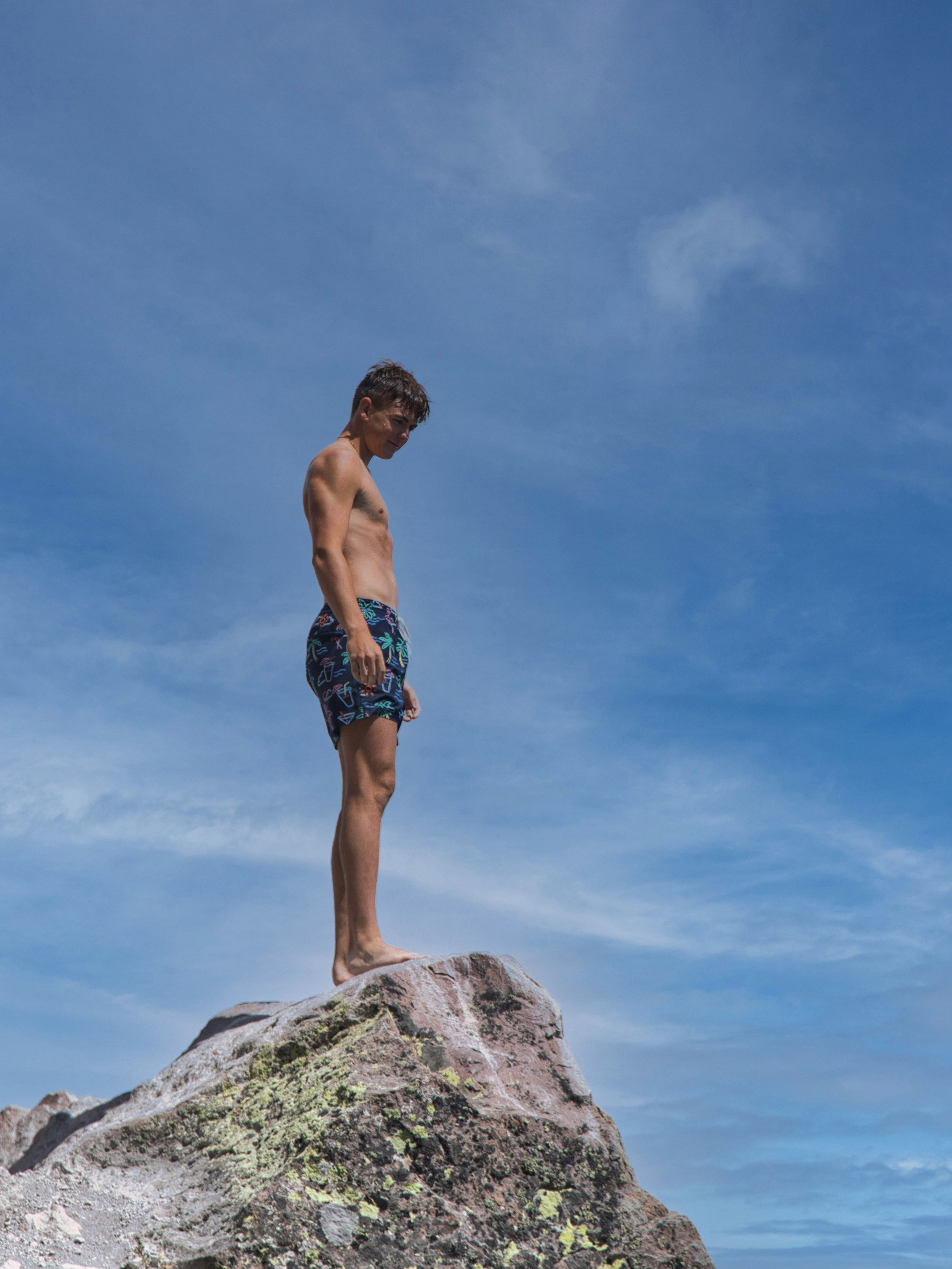 Crater lake jump